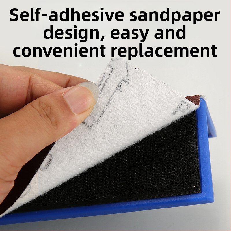 Телескопичен държач за шпакловка и шкурка, алуминиев сплав и база с велкро, за сухо шлайфане на равни стени