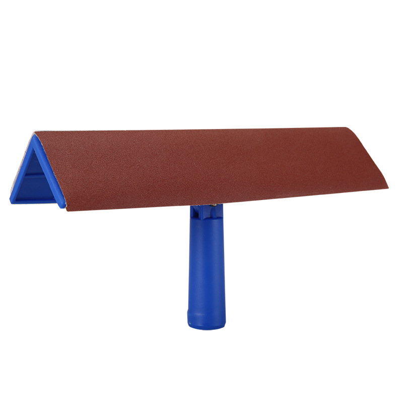 Teleskopinis glaisto laikiklis iš aliuminio lydinio, su Velcro pagrindu, sausam glaisto šlifavimui ant lygių sienų