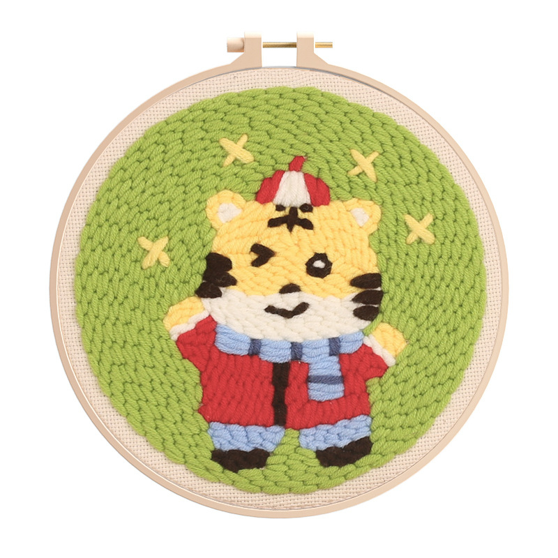 Комплект за кръстат бод за пейзаж – модерен минималистичен стил, шиене в стил маслена живопис