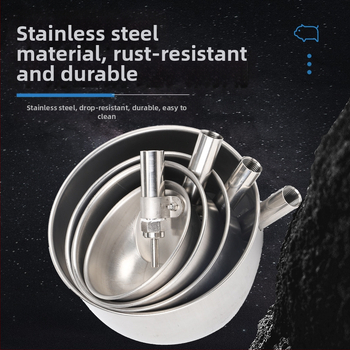 Удебелена кръгла питейна купа от неръждаема стомана за прасета и свине майки