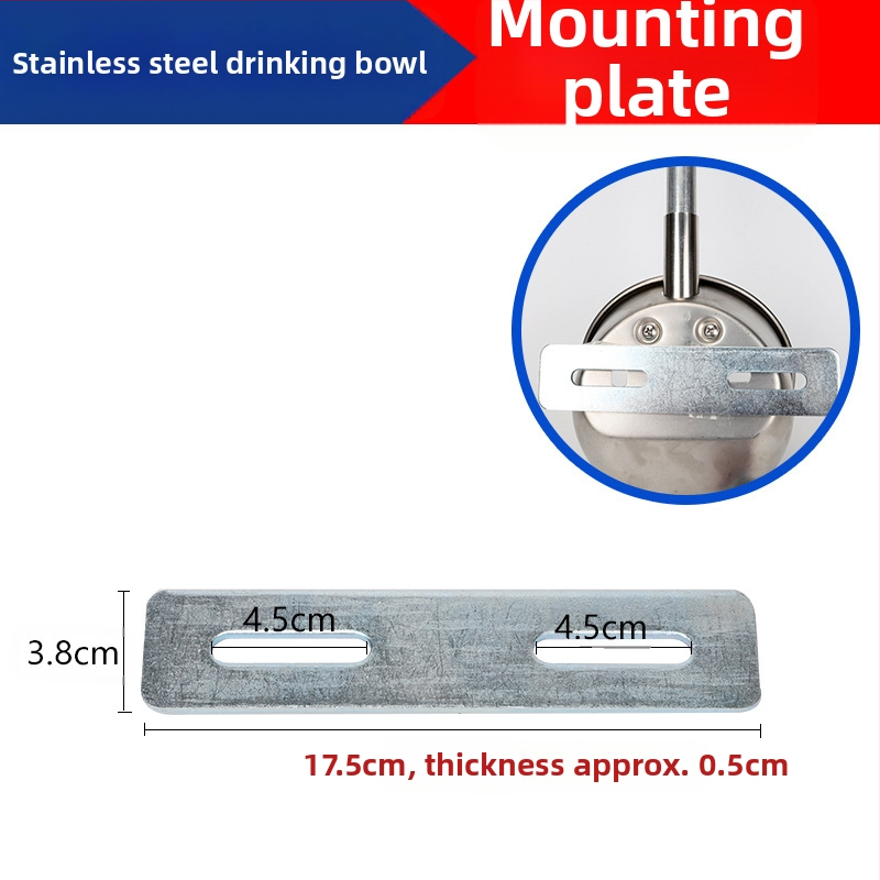 Удебелена кръгла питейна купа от неръждаема стомана за прасета и свине майки