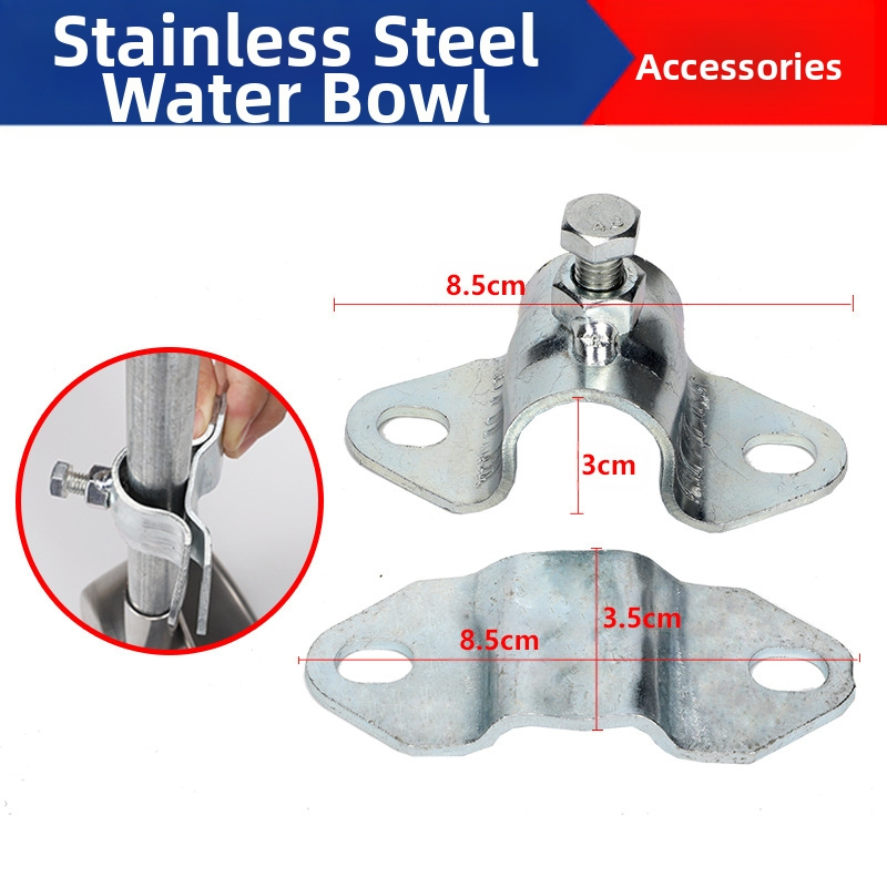 Удебелена кръгла питейна купа от неръждаема стомана за прасета и свине майки