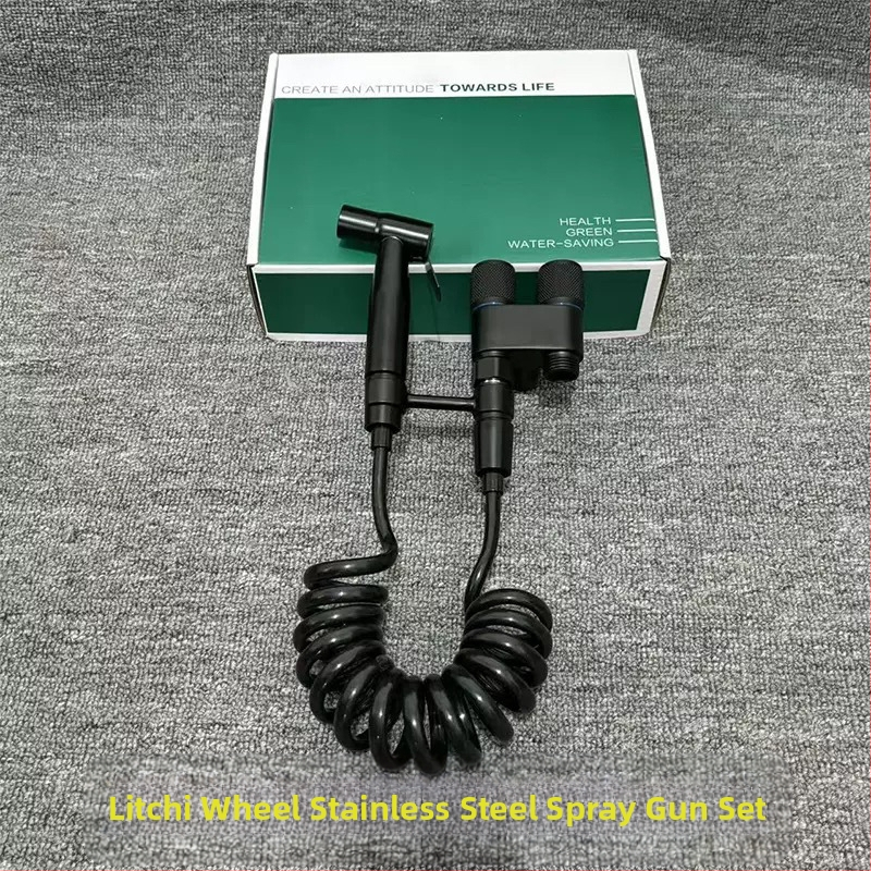 Пръскачка за тоалетна от неръждаема стомана, вградена в стената, 1 вход/2 изхода, Ø20 мм вътрешен диаметър, работно налягане 1 MPa