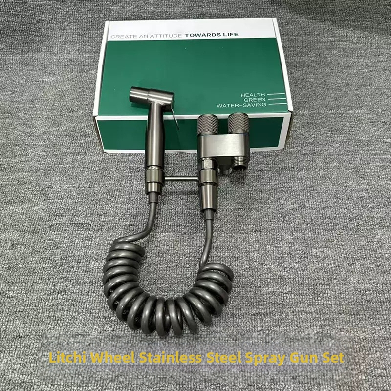 Пръскачка за тоалетна от неръждаема стомана, вградена в стената, 1 вход/2 изхода, Ø20 мм вътрешен диаметър, работно налягане 1 MPa