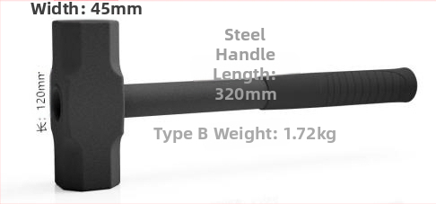 Malkų skaldiklis kemperiams iš aukšto anglies plieno, tvirtas ir patvarus, prekės ženklas The Fire of Bigger, saugumas ir efektyvumas