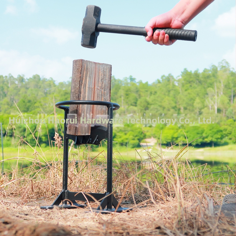 Разцепвач на дърва за къмпинг: високовъглеродна стомана, здрав и издръжлив, марка The Fire of Bigger, безопасност и ефективност