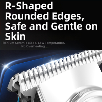 Електрическа подстригваща машинка за коса с вградена батерия 300–500 mAh, режим на зареждане, глава от неръждаема стомана (сваляща се и измиваема), шум 46–70 dB