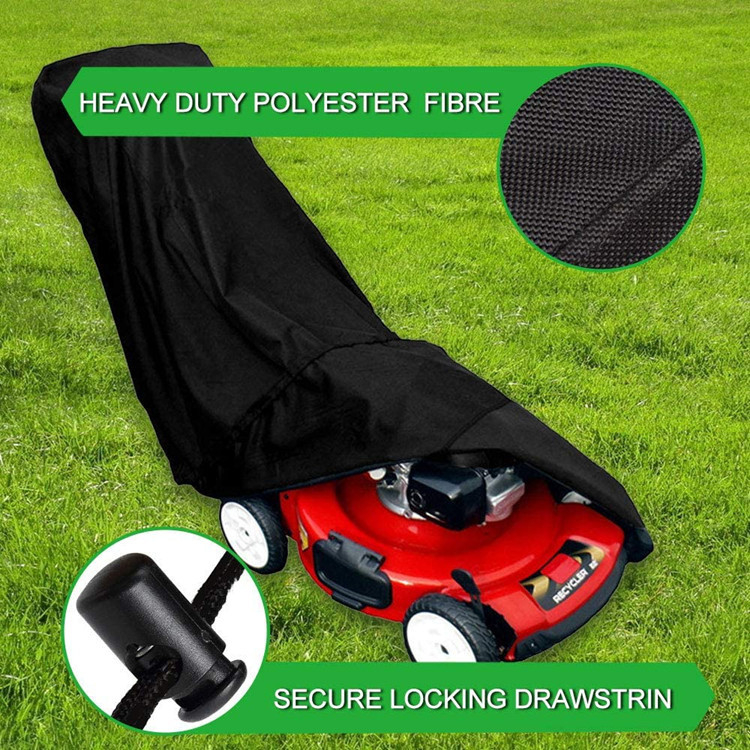 BG-009 rankinės vejapjovės dangtelis, 210D Oxford audinys, atsparus lietui, UV apsauga, sniego apsauga, dulkių apsauga