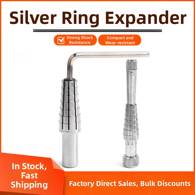 Rozširovací nástroj na prsteň - v krabičke, prenosný, plastový šperkový nástroj a vybavenie