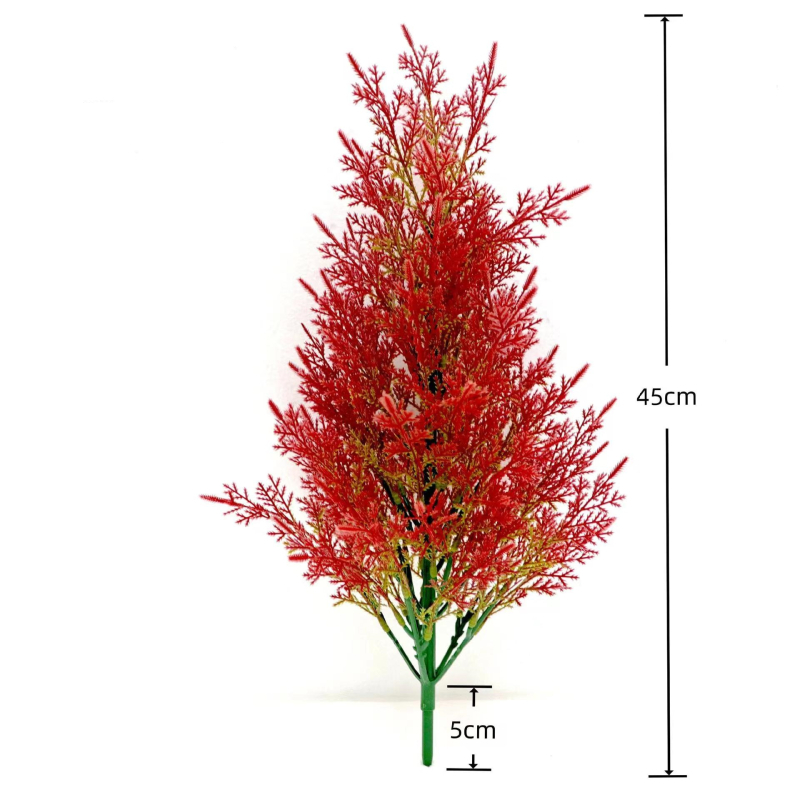 Plastikinė mažoji Kalėdinė eglutė, gaminta liejimo būdu – stalinis dekoras vestuvėms, lauko naudojimui ir fotografijos rekvizitams