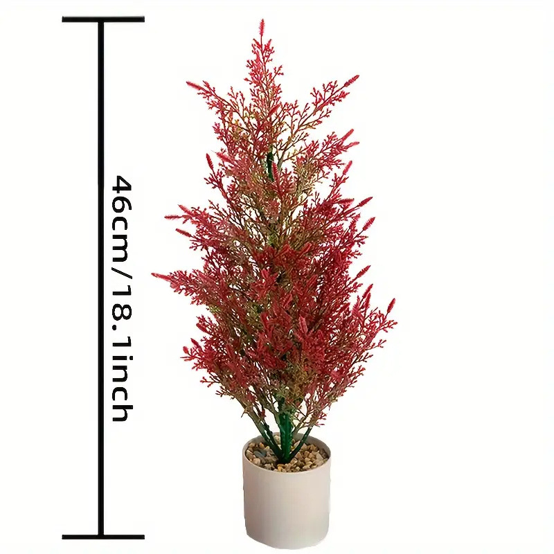 Plastikinė mažoji Kalėdinė eglutė, gaminta liejimo būdu – stalinis dekoras vestuvėms, lauko naudojimui ir fotografijos rekvizitams