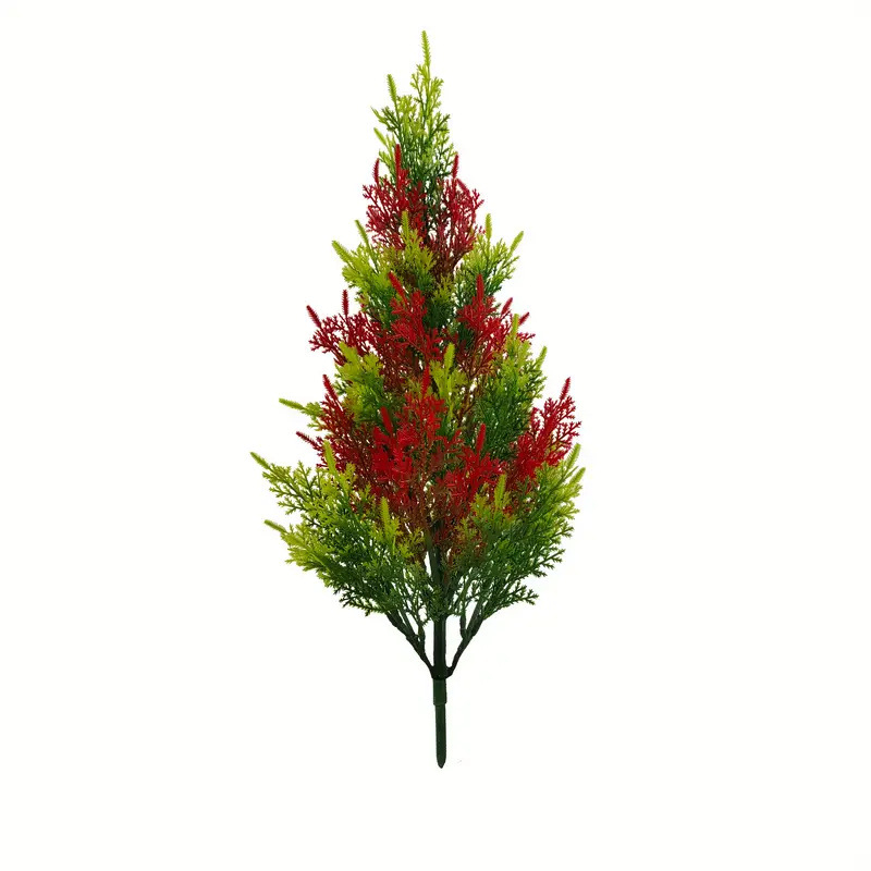 Plastikinė mažoji Kalėdinė eglutė, gaminta liejimo būdu – stalinis dekoras vestuvėms, lauko naudojimui ir fotografijos rekvizitams