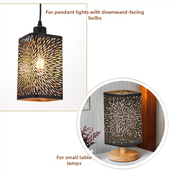 Αλουμινένιο κάλυμμα λαμπτήρα με λέιζερ χάραξη, μεταλλική επιφάνεια; επιλογές μορφών: ευθύς, τετράγωνος ή κυκλικός