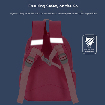 Unisex vaikų darželio kuprinė iš Oxford audinio, kvėpuojanti, atspari vandeniui ir itin lengva, mielas gyvūnų raštas