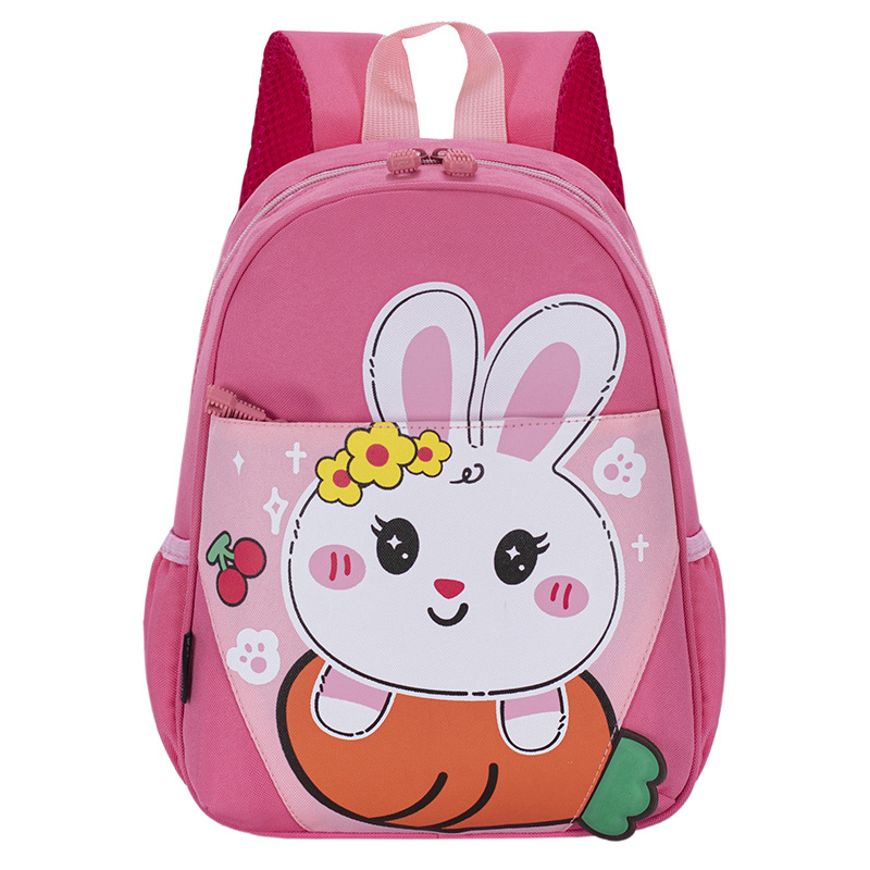 Unisex vaikų darželio kuprinė iš Oxford audinio, kvėpuojanti, atspari vandeniui ir itin lengva, mielas gyvūnų raštas