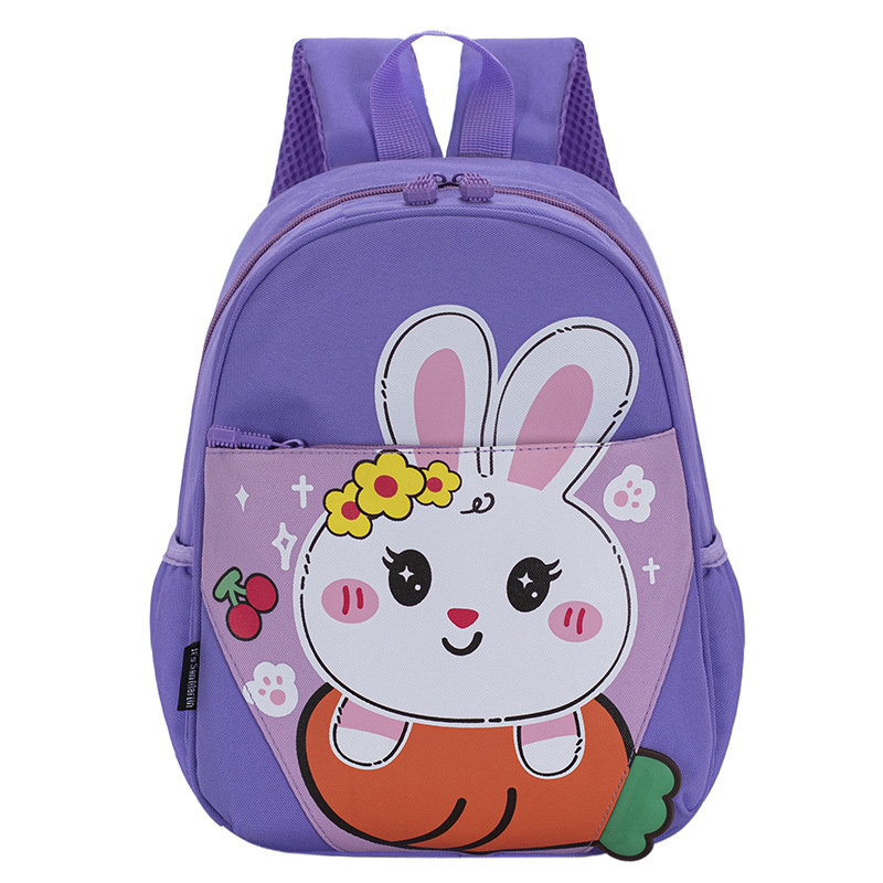 Unisex vaikų darželio kuprinė iš Oxford audinio, kvėpuojanti, atspari vandeniui ir itin lengva, mielas gyvūnų raštas