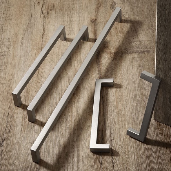 Aliuminio lydinio rankena spintai ir stalčiams, šiuolaikinis minimalistinis stilius, modelis 807, oksidavimo paviršius