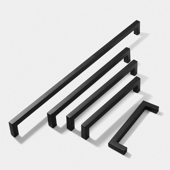 Aliuminio lydinio rankena spintai ir stalčiams, šiuolaikinis minimalistinis stilius, modelis 807, oksidavimo paviršius