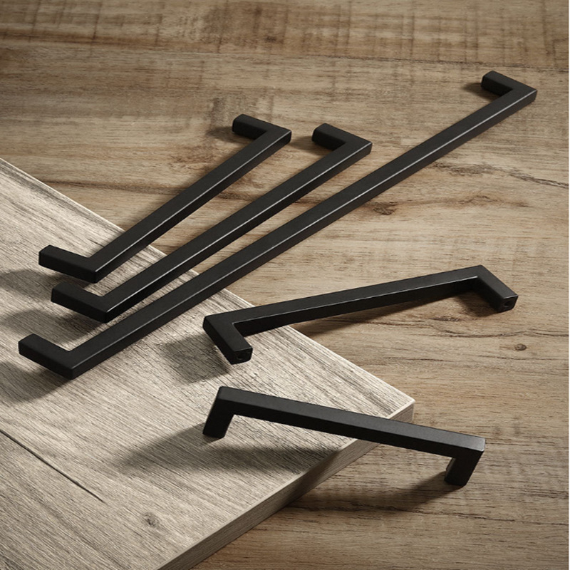 Aliuminio lydinio rankena spintai ir stalčiams, šiuolaikinis minimalistinis stilius, modelis 807, oksidavimo paviršius