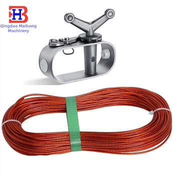 Maihong ръчен стягач за кабел за покриване на басейни — стоманено въже