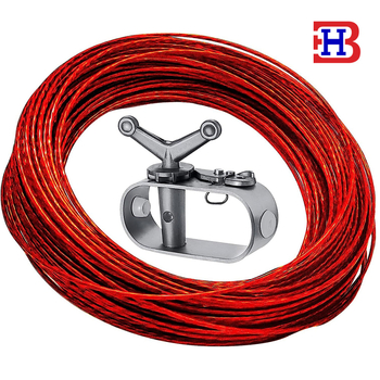 Maihong ръчен стягач за кабел за покриване на басейни — стоманено въже