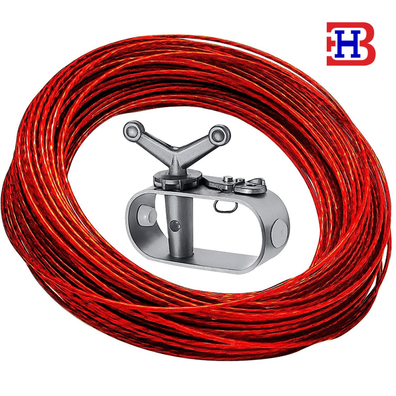 Maihong ръчен стягач за кабел за покриване на басейни — стоманено въже