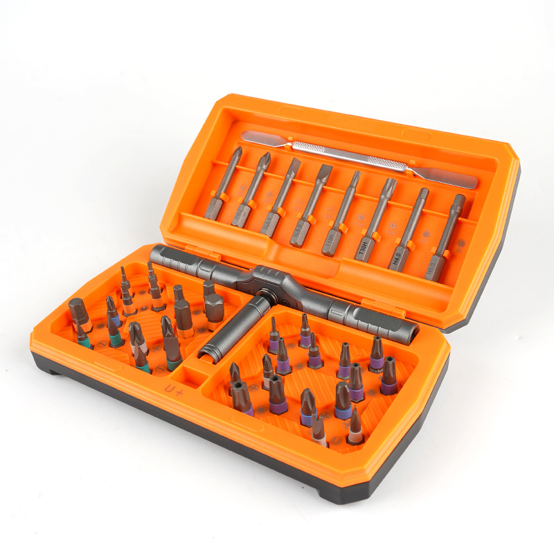 132-in-1 tikslus atsuktuvų rinkinys išmaniesiems telefonams, akinėms ir kompiuteriams — chromo-vanadžio plienas, magnetinis, be izoliacijos, svoris 0.643, Shenggong Hardware