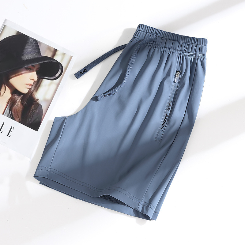 Nylon rövidnadrág jégselyem anyagból, gyors száradás, nagy rugalmasság, egyenes szabás