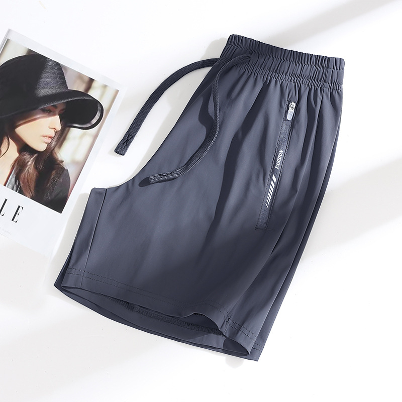 Nylon rövidnadrág jégselyem anyagból, gyors száradás, nagy rugalmasság, egyenes szabás