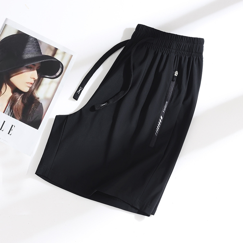 Nylon rövidnadrág jégselyem anyagból, gyors száradás, nagy rugalmasság, egyenes szabás