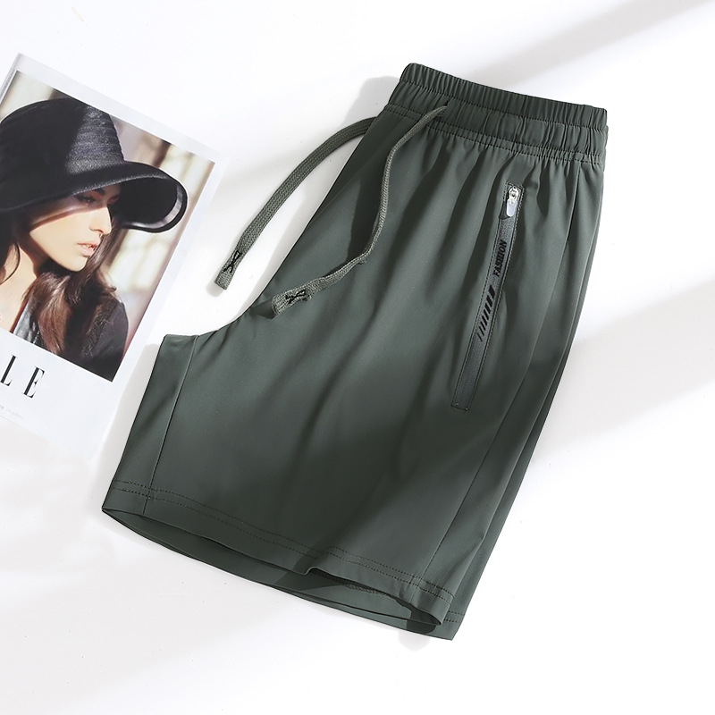 Nylon rövidnadrág jégselyem anyagból, gyors száradás, nagy rugalmasság, egyenes szabás