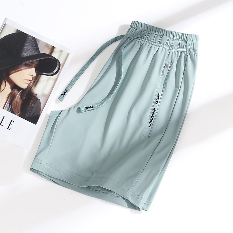 Nylon rövidnadrág jégselyem anyagból, gyors száradás, nagy rugalmasság, egyenes szabás