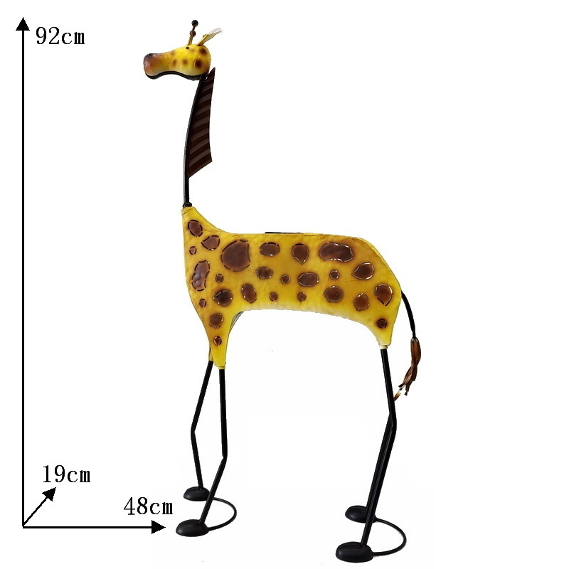 Kerti vasból készült állat díszek — modern minimalistikus stílus, öntési és félig kézi-félig gépi gyártás, kültéri speciális festék, magas hőmérsékletű kiégetés