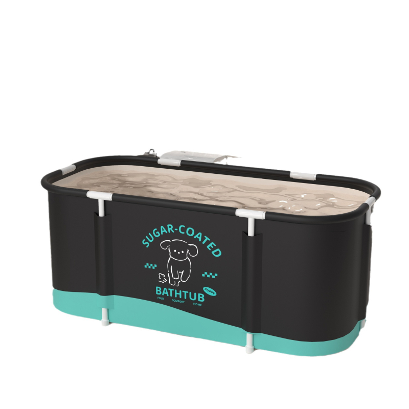 Πτυσσόμενος κουβάς μπάνιου για ενήλικες, κουβάς πλήρους σώματος για οικιακή χρήση, Oxford ύφασμα, PVC και μαργαριριώδες βαμβάκι, διπλωτός, σταθερή θερμοκρασία
