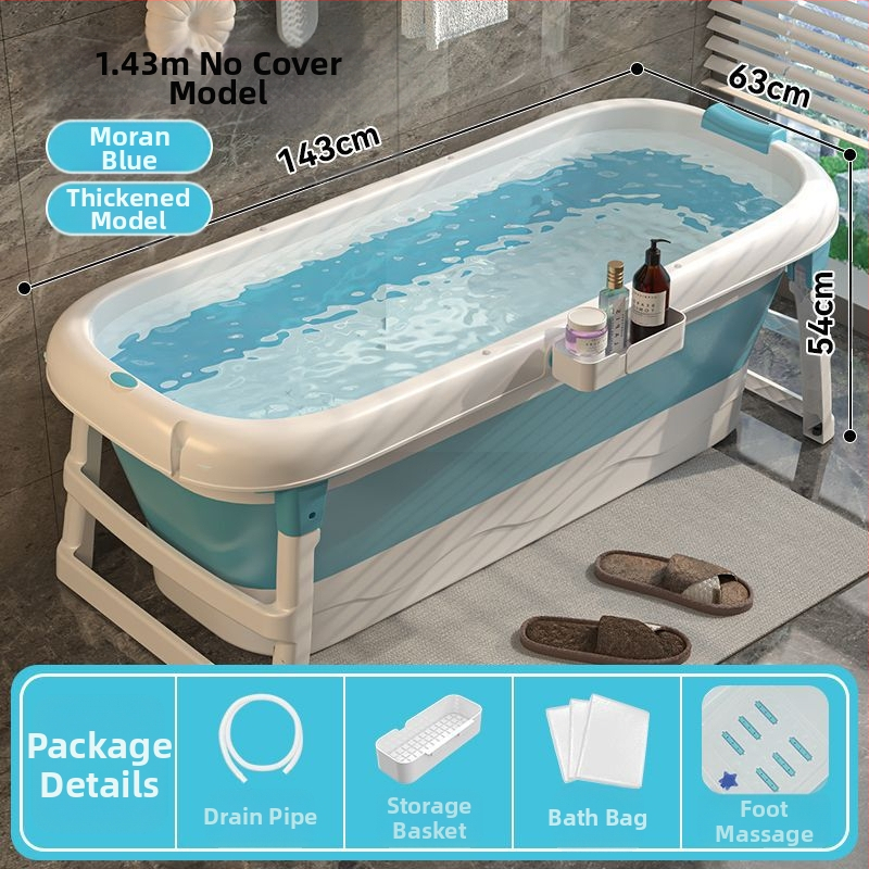 Sulankstoma vonia suaugusiems, be įrengimo, plastikinė, kairysis šono skydelis, grindų statomas čiaupas