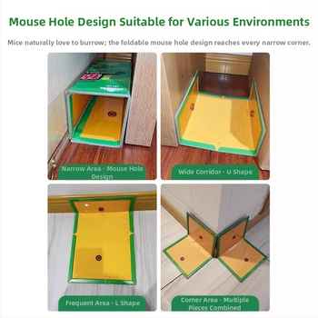 Lipnioji pelės plokštė — itin stiprus klijus, 10 lapų, bekvapė, namų naudojimui