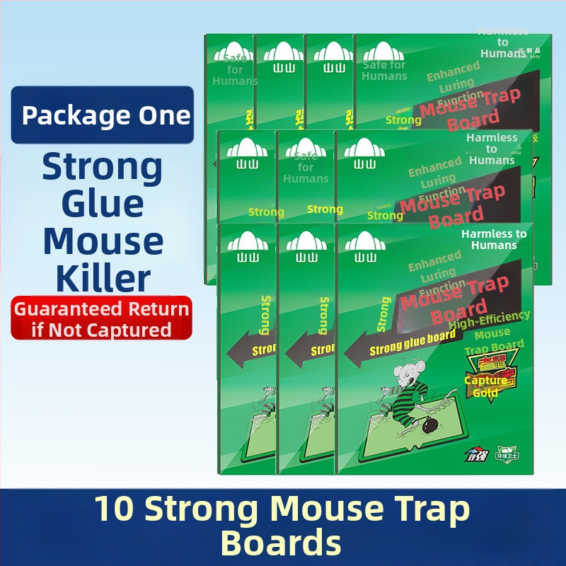 Lipnioji pelės plokštė — itin stiprus klijus, 10 lapų, bekvapė, namų naudojimui