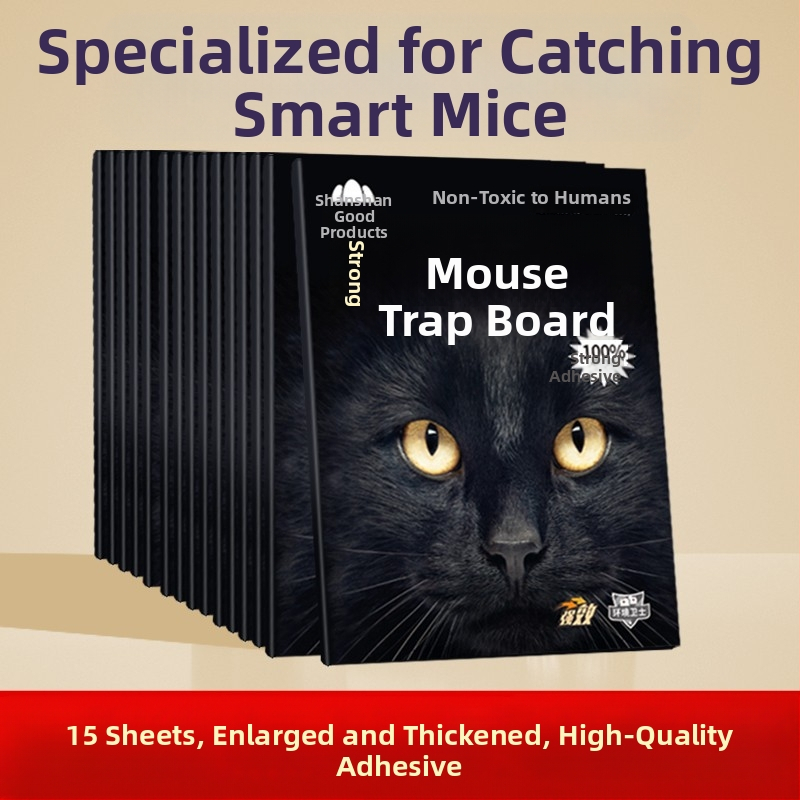 Lipnioji pelės plokštė — itin stiprus klijus, 10 lapų, bekvapė, namų naudojimui