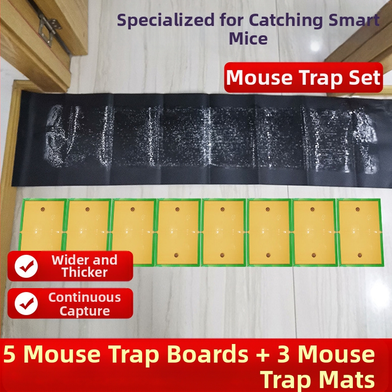 Lipnioji pelės plokštė — itin stiprus klijus, 10 lapų, bekvapė, namų naudojimui