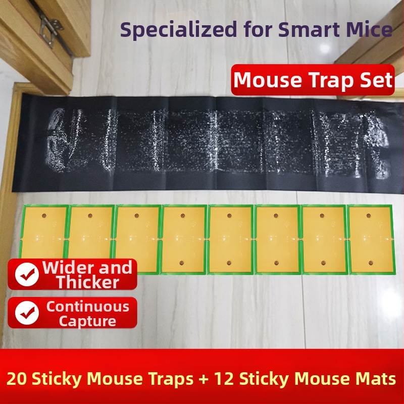 Lipnioji pelės plokštė — itin stiprus klijus, 10 lapų, bekvapė, namų naudojimui