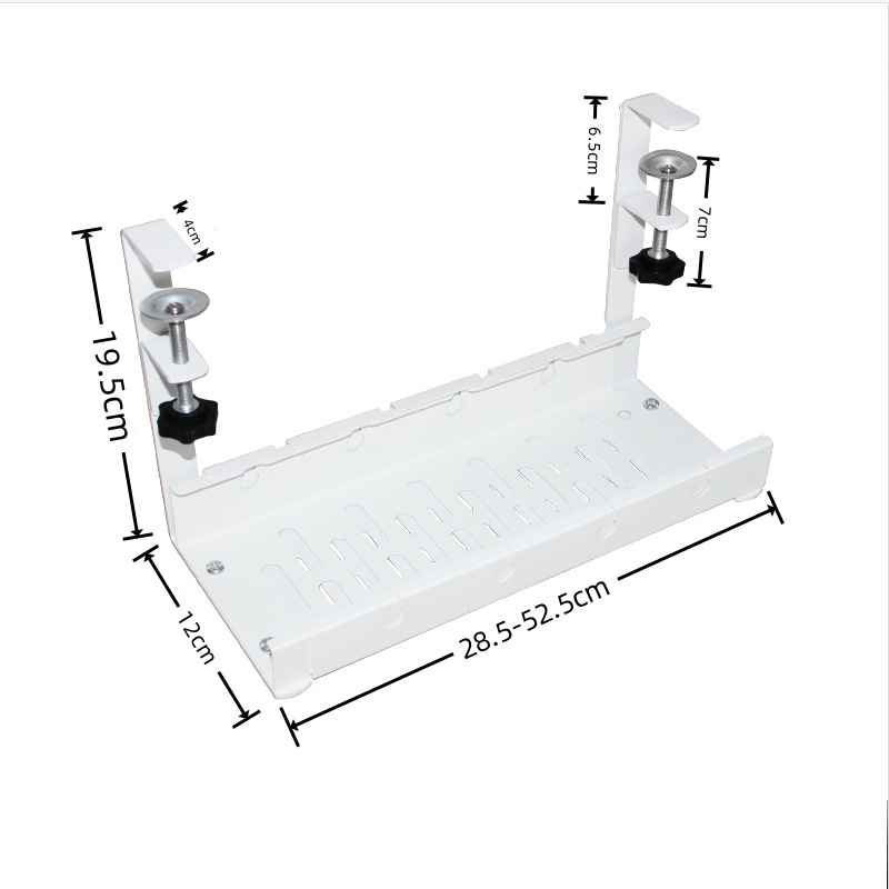 Zem galda kabelu pārvaldības organizators datu kabeliem – uzstādīšana bez urbšanas, Silk Yi Power Factory