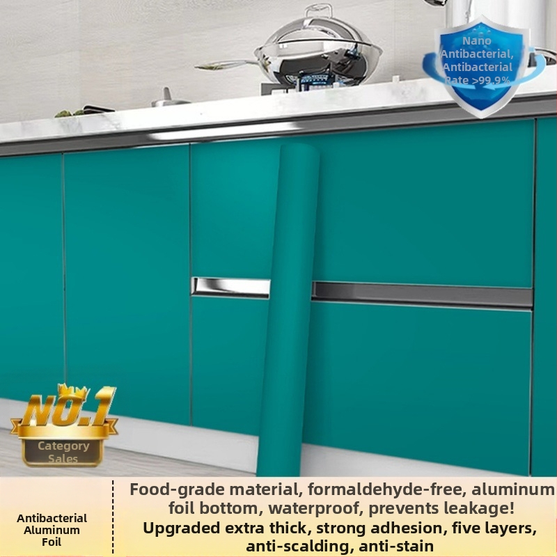 Savarankiškai klijuojama spintos plėvelė – spalvų modifikavimas, odos imitacijos tekstūra, alyvos atsparumas, vandens atsparumas ir drėgmei atsparus remontui.