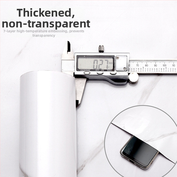 Αυτοκόλλητο τοίχου με μαρμάρινο σχέδιο, PVC υλικό, αδιάβροχο και ανθεκτικό σε λιπαρές ουσίες, απλό και μοντέρνος στυλ, κατάλληλο για σαλόνι