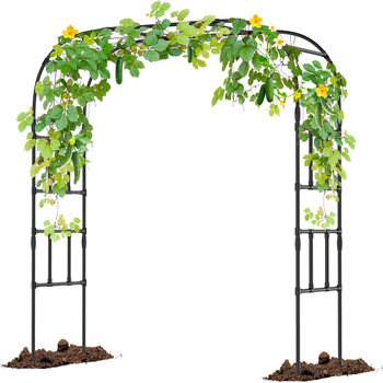 Αψιδωτό σταντ για λουλούδια, σωλήνας από χάλυβα με επίστρωση PE, κατάλληλο για 11 εφαρμογές