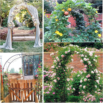 Αψιδωτό σταντ για λουλούδια, σωλήνας από χάλυβα με επίστρωση PE, κατάλληλο για 11 εφαρμογές