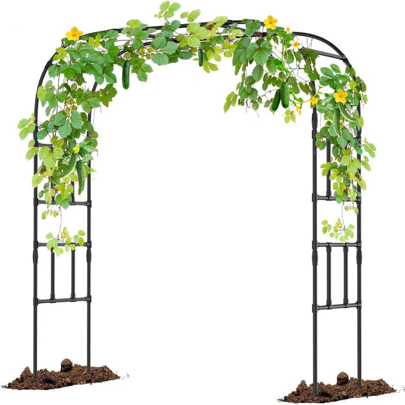 Ívelt virágtartó, PE-bevonatú acélcső, 11 alkalmazási területhez