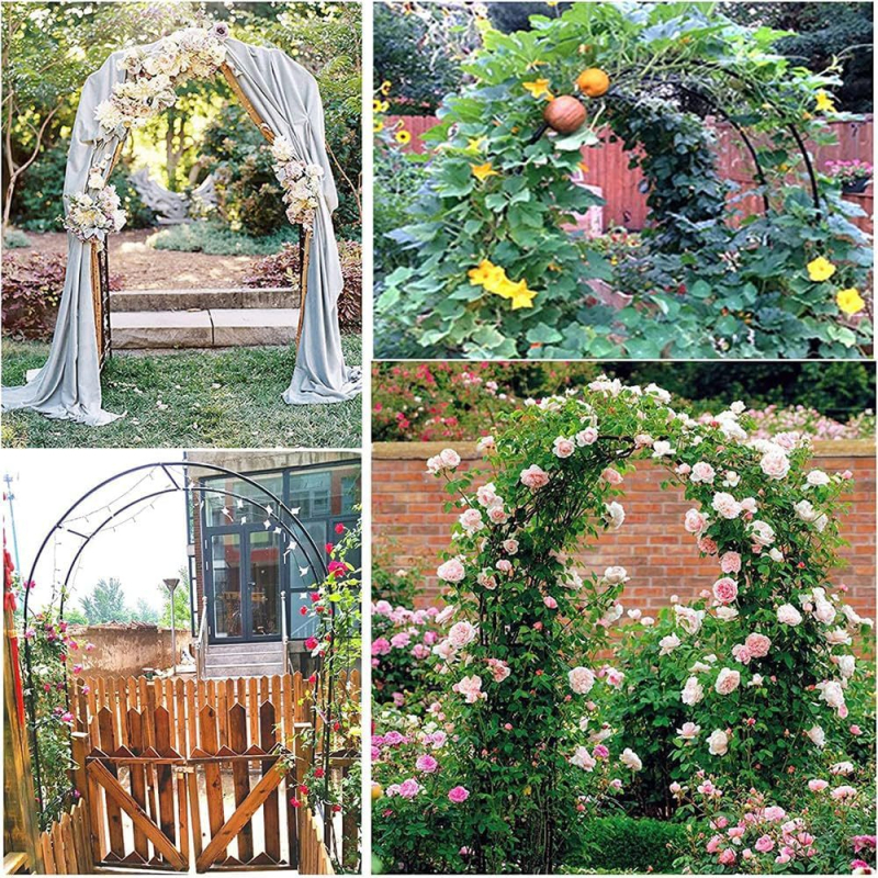 Ívelt virágtartó, PE-bevonatú acélcső, 11 alkalmazási területhez