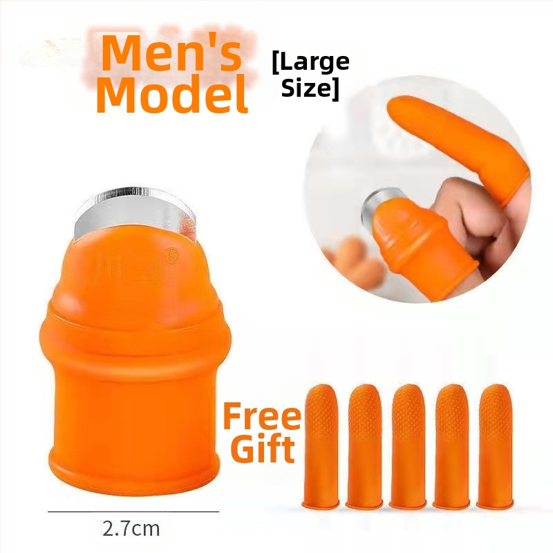 Нож за беритба на плодове и зеленчуци — малък резец за обиране на боб, череши, грозде и чушки; дизайн с щипков връх и нож за палец