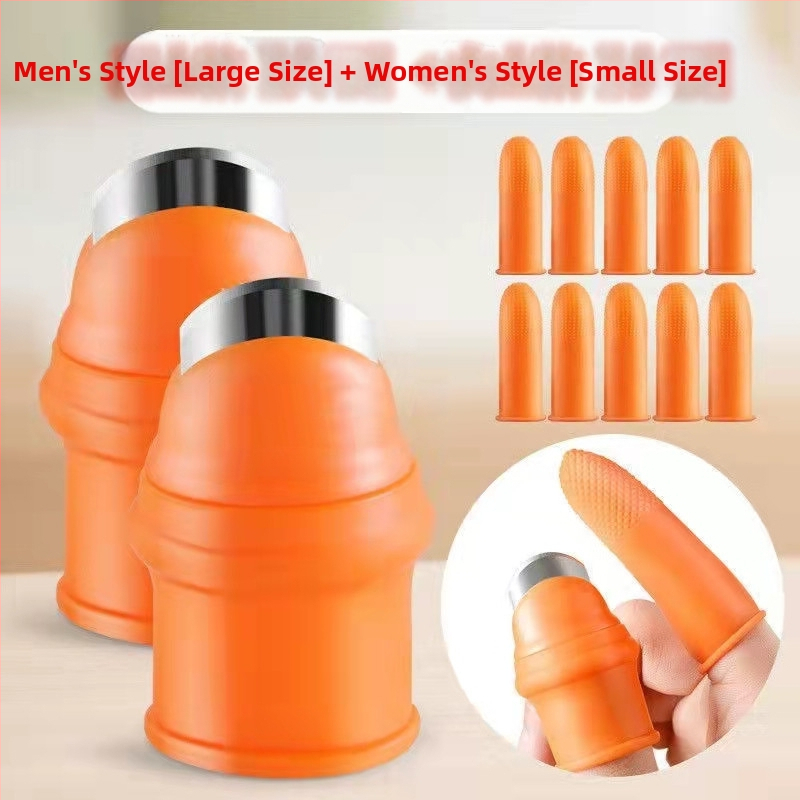 Нож за беритба на плодове и зеленчуци — малък резец за обиране на боб, череши, грозде и чушки; дизайн с щипков връх и нож за палец