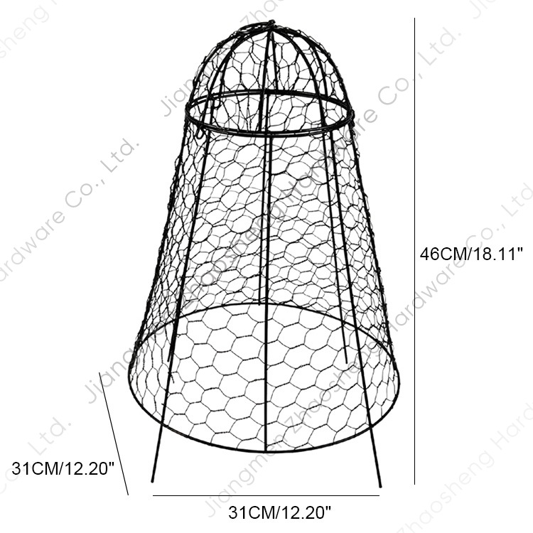 Железна телена градинска защита за растения – предпазва растения от вредители; Материал: железен прах; Марка: Zhao Sheng; Произход: Jiangmen